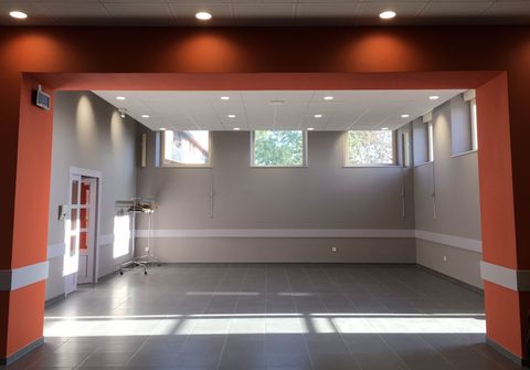 Salle des fêtes après travaux